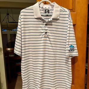 XL Footjoy Men's Short Sleeve Golf Polo White